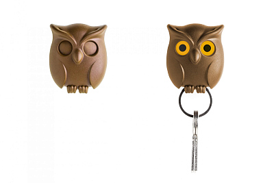 Брелок для ключей Night Owl (Коричневый)