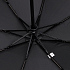 Зонт складной Fiber, черный - Фото 3