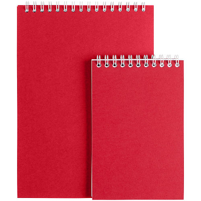 Блокнот Dali в клетку, красный