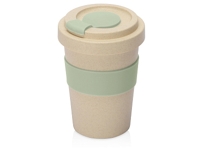 Стакан из пшеничного волокна Flava (Бежевый/зеленый оливковый)