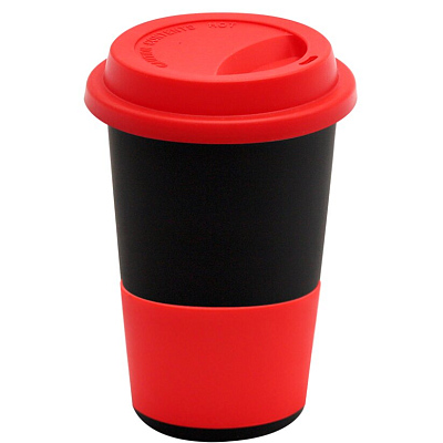 Кружка Magic To Go  (Черный/красный)