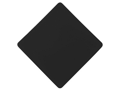 Патч Ромб, soft-touch (Черный)
