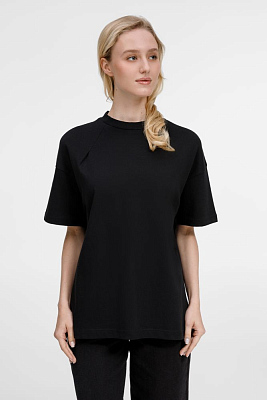 Футболка оверсайз унисекс Sinkopa, черная (Чёрный)