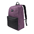 Рюкзак TORBER GRAFFI, фиолетовый с карманом черного цвета, полиэстер меланж, 42 х 29 x 19 см - Фото 3