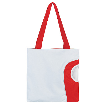 Сумка пляжная "Карибские острова", красная/белая#  (Белый с красным) Сумка пляжная "Карибские острова", красная/белая#  (Белый с красным)