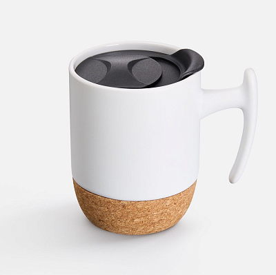 Кружка Corky Grip, белая (Белый)