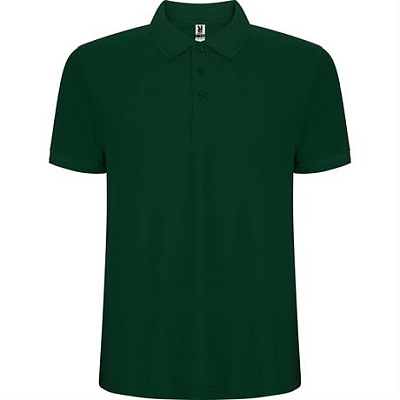 Футболка поло PEGASO PREMIUM мужская, БУТЫЛОЧНЫЙ ЗЕЛЕНЫЙ S (Бутылочный зеленый)