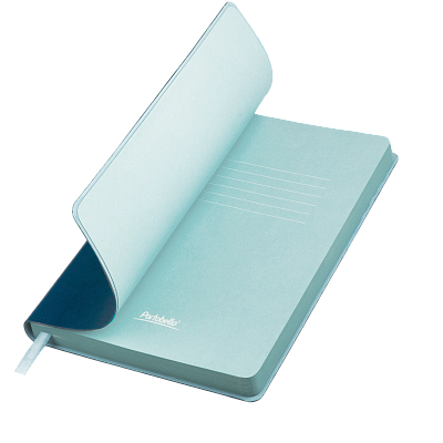 Ежедневник Latte NEW недатированный, синий/голубой (без упаковки, без стикера) (Синий, голубой, бежевый)
