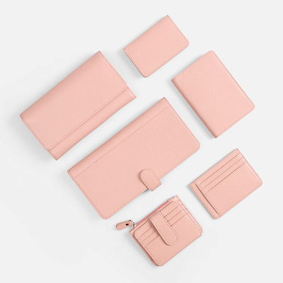 Картхолдер на молнии Unison, розовый