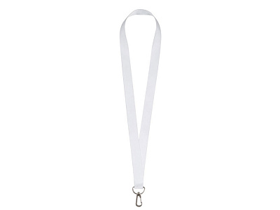 Ланъярд под сублимацию с карабином, 2 см (Белый) Ланъярд под сублимацию с карабином, 2 см (Белый)