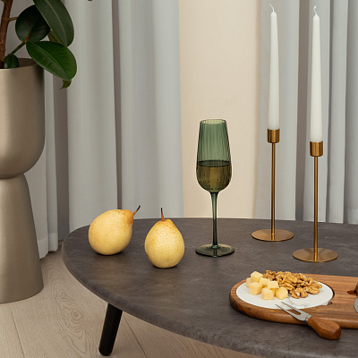 Бокал для шампанского Капри (Capri), зеленый