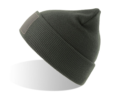 Шапка вязаная двойная Wind-S с патчем (Тёмно-серый) Шапка вязаная двойная Wind-S с патчем (Тёмно-серый)