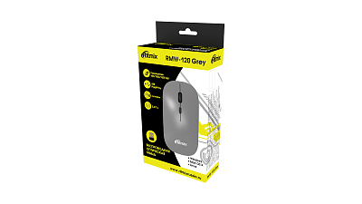 Мышь беспроводная Ritmix RMW-120, серый