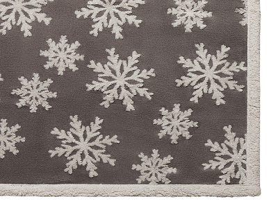 Плед Snowflake новогодний с капюшоном