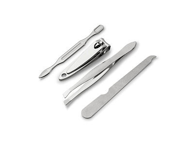 Маникюрный набор LOPEZ (Серебристый/прозрачный)