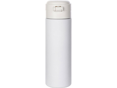 Вакуумная термокружка c кнопкой Guard, soft-touch, 400 мл, тубус