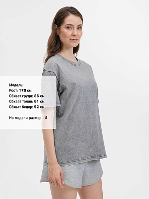 Футболка унисекс Berwi, серая