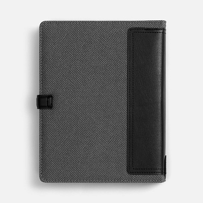 Ежедневник-органайзер Twill, недатированный, черный