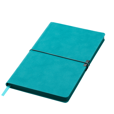 Ежедневник Ин Велюр (In Velour) недатированный, бирюзовый (Бирюзовый, серый, бежевый)