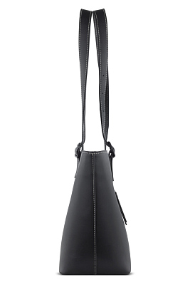 Сумка женская BUGATTI Zita, черная, полиуретан, 34 x 14 x 24,5 см