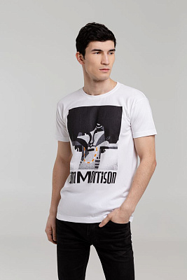 Футболка «Меламед. Jim Morrison», белая (Белый)