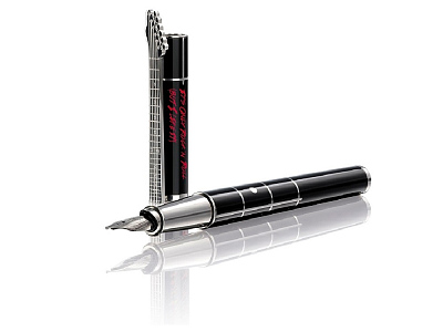 Ручка перьевая Rolling Stones (Черный/серебристый)