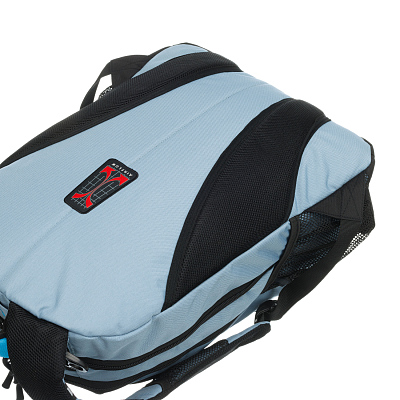 Рюкзак TORBER ROCKIT серый/голубой, полиэстер/добби, 32x15x46 см, 22 л