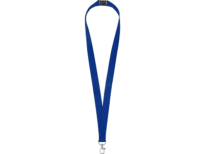 Ланьярд с карабином и замком безопасного разрыва (Синий)