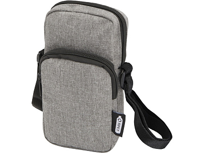 Сумка для телефона Ross из переработанного материала (Вересково-серый)