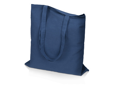 Сумка из хлопка Carryme 140, 140 г/м2 (Синий нэйви)