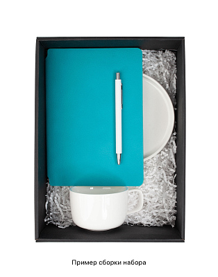 Ежедневник недатированный "Альба", формат А5, гибкая обложка, бирюзовый