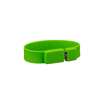 Браслет 01 Браслет промо, голубой, 4Гб, переходник мини-пвх