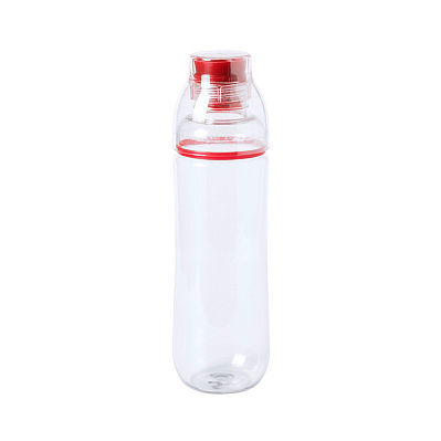 Бутылка для воды FIT, 700 мл (Прозрачный, красный)