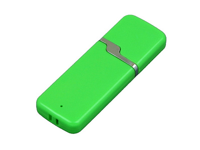 USB 2.0- флешка на 16 Гб с оригинальным колпачком (Зеленый)