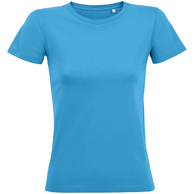 Футболка женская Regent Fit Women, ярко-бирюзовая (Бирюзовый)