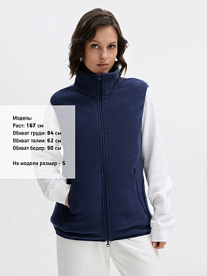 Жилет флисовый унисекс Ben Mac, темно-синий