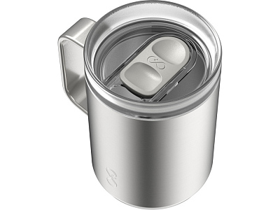 Дорожная термокружка Ocean Bottle (Серебристый металлик)