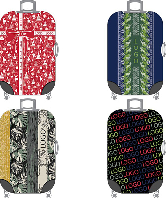 Чехол на чемодан Kansi на заказ бифлекс 200