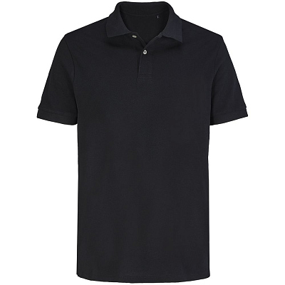 Рубашка поло унисекс Pacific, черная (Чёрный)