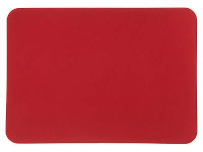Патч Прямоугольный, soft-touch (Красный)