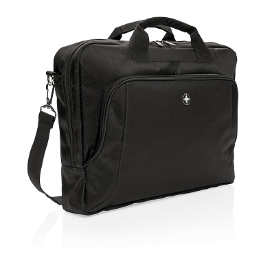 Сумка для ноутбука Swiss Peak deluxe, 15" (Черный;)