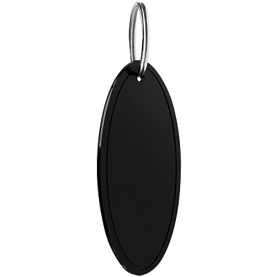 Брелок «Овал», черный (Чёрный)