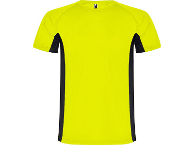 Спортивная футболка Shanghai детская (Неоновый желтый/черный)