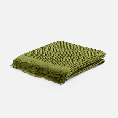 Плед вафельный Elenglect (Зеленый) Плед вафельный Elenglect (Зеленый)