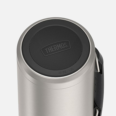 Термос Icon 1200, серебристый (стальной)