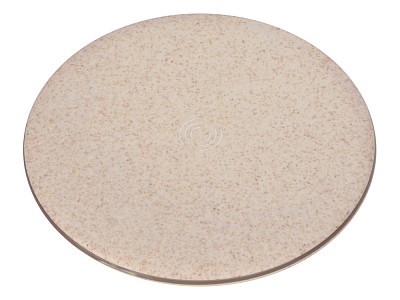 Беспроводное зарядное устройство Wheatty из пшеничной соломы, 5W (Бежевый)