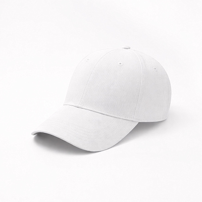 Бейсболка Аксис (Axis), 6 клиньев, белый