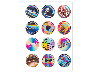 Сет объемных стикеров из эпоксидной смолы (Белый) Сет объемных стикеров из эпоксидной смолы (Белый)