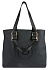 Сумка-тоут женская BUGATTI Lido, чёрная, полиэстер, 40х17,5х34,5 см, 22 л - Фото 3