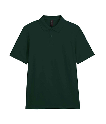 Футболка поло SOFTSTYLE ADULT DOUBLE PIQUE, МОРСКОЙ СИНИЙ L (Темно-зеленый)